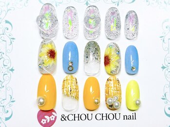 アンドシュシュネイル(&CHOU CHOU nail)/定額マンスリーネイル