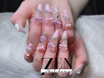 ゼン ネイル デザイン 池袋(ZEN NAIL DESIGN)/* 長 さだしやり放題×つけ放題