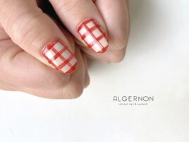 チェックネイル