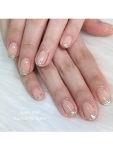 はあとねいる 八戸ラピア店/☆ガラスフレンチネイル☆