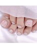 【フットジェル】ワンカラー２本アート￥7,700