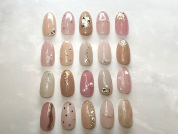 メロー(mellow)の写真/【小路駅５分】オフィスネイルからトレンドデザインも楽しめる♪人気のちゅるんカラー豊富◎