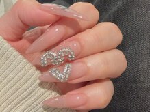 ネイルアンドアイラッシュスタジオ シュシュ(chouchou)/トレンドのくっつけたらハート♪