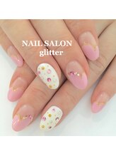 ネイルサロン グリッター(NAIL SALON glitter)/春のキュートネイル