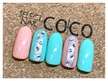 セレクトネイル ココ 秦野店(SELECT NAIL COCO)/ラメ敷きつめ