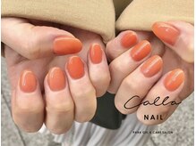カラネイル 南森町店(calla nail)/ピーチカラー