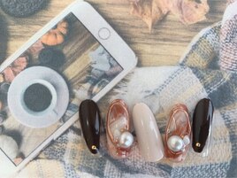 カフェオレネイル
