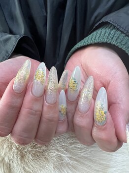ヘアーアンドネイル ルシア(Hair&Nail Lucia)/ミモザネイル
