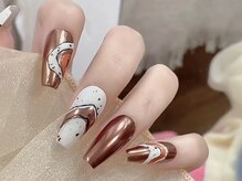モルフォネイル(Morpho nail)/#ワンホンネイル #モテカワ
