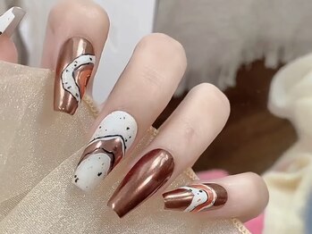 モルフォネイル(Morpho nail)/#ワンホンネイル #モテカワ