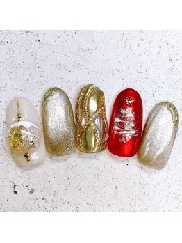 ネイルアンドまつげ リュフェール 五反田(Nail Lufaire)/クリスマスネイル