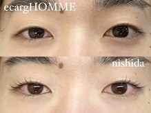 エサージュオム 新宿店/まつ毛パーマ/担当：西田