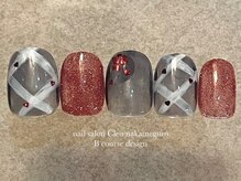 クレオ 中目黒店(Cleo)/【1月】ハートグレーネイル