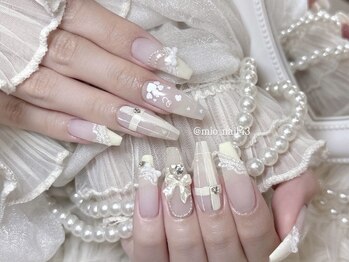 リンドネイル バイ モカ アンド ララ(Lind nail by moca and LaLa)/【mio】ガーリー/チェック