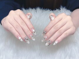 韓国キラキラ/ワンホンネイル