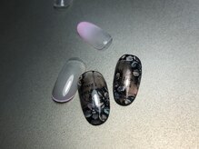 オーラリー ネイル アート メゾン(ORRERY nail art maison)/ハンド / シースルーフラワー