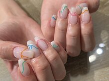 ペアリング(Pairing nail&eyelash)/free art 90min/持込みデザイン