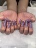 【Hand★ネイル】長さだし10本＋ラメワンカラー ¥7,500→¥7,000