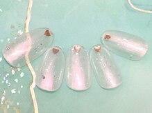 ミュゲットネイル(Muguet nail)/先端ハート