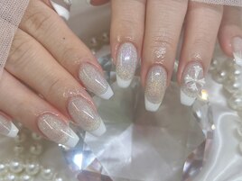 【Ayaka】マグネット白フレンチ