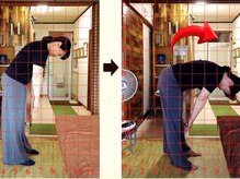 サプライズ整体院/40代ママさんの腰痛初回結果