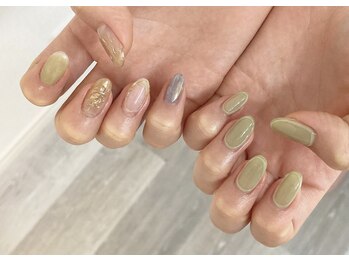 サロン ド ルメルシェ(salon de Remercier)/ぷっくりピスタチオカラー