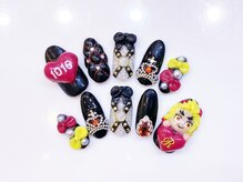 ネイルコレクション ピンク(Nail Collection Pink)/3Dキャラ☆鬼滅の刃☆煉獄さん