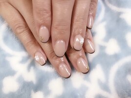 極細フレンチネイル
