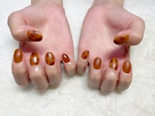 ネイルアンドアイラッシュサロン エスポアール(nail&eyelash salon espoir)/マット　べっ甲　７５分コース