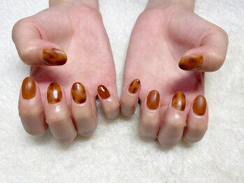 ネイルアンドアイラッシュサロン エスポアール(nail&eyelash salon espoir)/マット べっ甲 75分コース