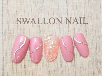 スワロンネイル(SWALLON NAIL)/７・８月定額ネイル