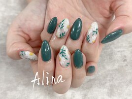 お花ネイル