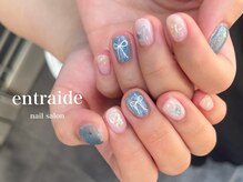 アントレッド(entraide)/韓国風ネイル