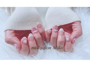 ミコ(Miko)/ツィード ボルドー パール