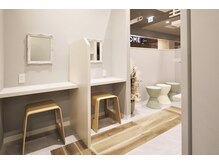 ビューティーフェイス 高松オルネ店の雰囲気（施術後はメイクルームでゆったりして頂けます♪）
