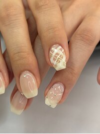 チェックネイル