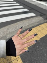 深め青色ニュアンスデザイン