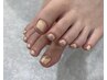 【Jrネイリスト担当】オフケア込み◎フットワンカラー￥5,000