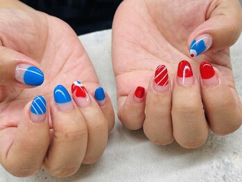 ネイルサロン ドゥ(Nail Salon Doux)/【ほり】ミャクミャクカラー