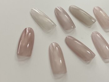 ムメイ(MUMEI)の写真/嬉しいおしゃれな完全貸切サロン♪シンプルかつうるうるな仕上がりで上品な指先に☆オフィスネイルにも◎