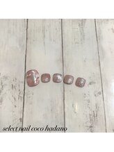 セレクトネイル ココ 秦野店(SELECT NAIL COCO)/3&4月フット　マグネット＆桜