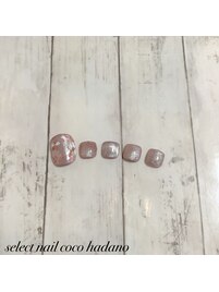 3&4月フット　マグネット＆桜