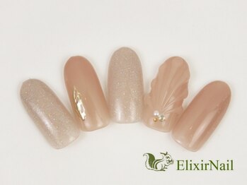 エリクサーネイル 神田(Elixir Nail)/シンプル/クーポン使用