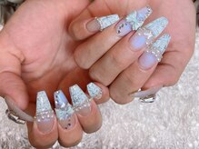 レアネイル 新宿(le'a nail)/ツイードネイル