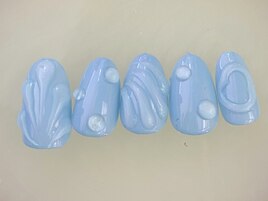 ぷっくりネイル