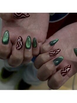 ネイルクイーン(Nail Queen)/クリスマスネイル¥7900♪