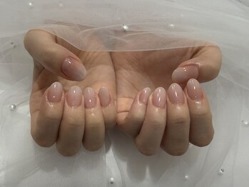 ラテネイル(latte.nail)/ベイビーブーマーネイル