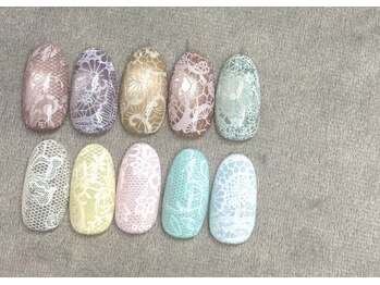 ネイルサロン ネイルシー(NaiL.C)の写真/〈マグネット×ベイビーブーマー〉トレンドレース♪オフィスネイルにも◎