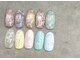 ネイルサロン ネイルシー(NaiL.C)の写真/〈マグネット×ベイビーブーマー〉トレンドレース♪オフィスネイルにも◎