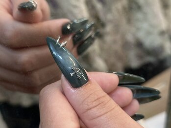 アイネイルズ 天神今泉店(I-nails)の写真/トレンドのワンホン・韓国デザインをロングネイルで★パラジェル取り扱い◎
